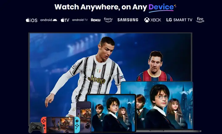 watch on any device