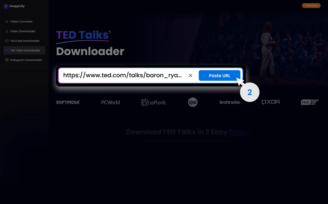 copy ted talks url