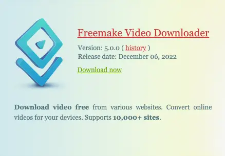 freemake video downloader