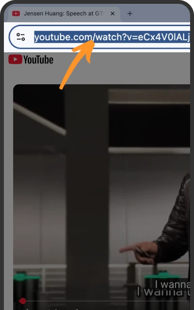 Copy YouTube URL
