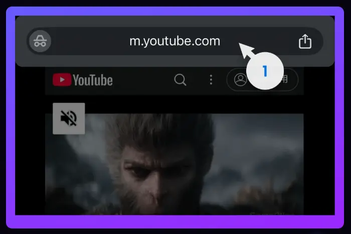 Copy the Video URL