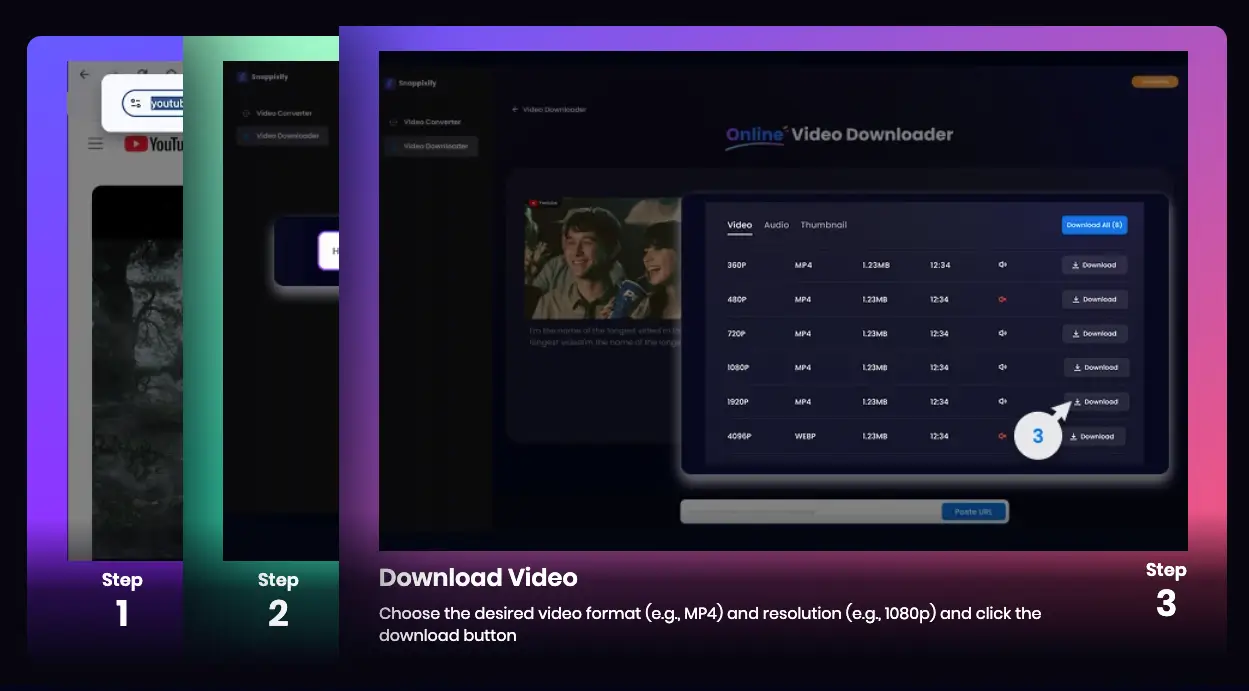 snappixify video downloader online