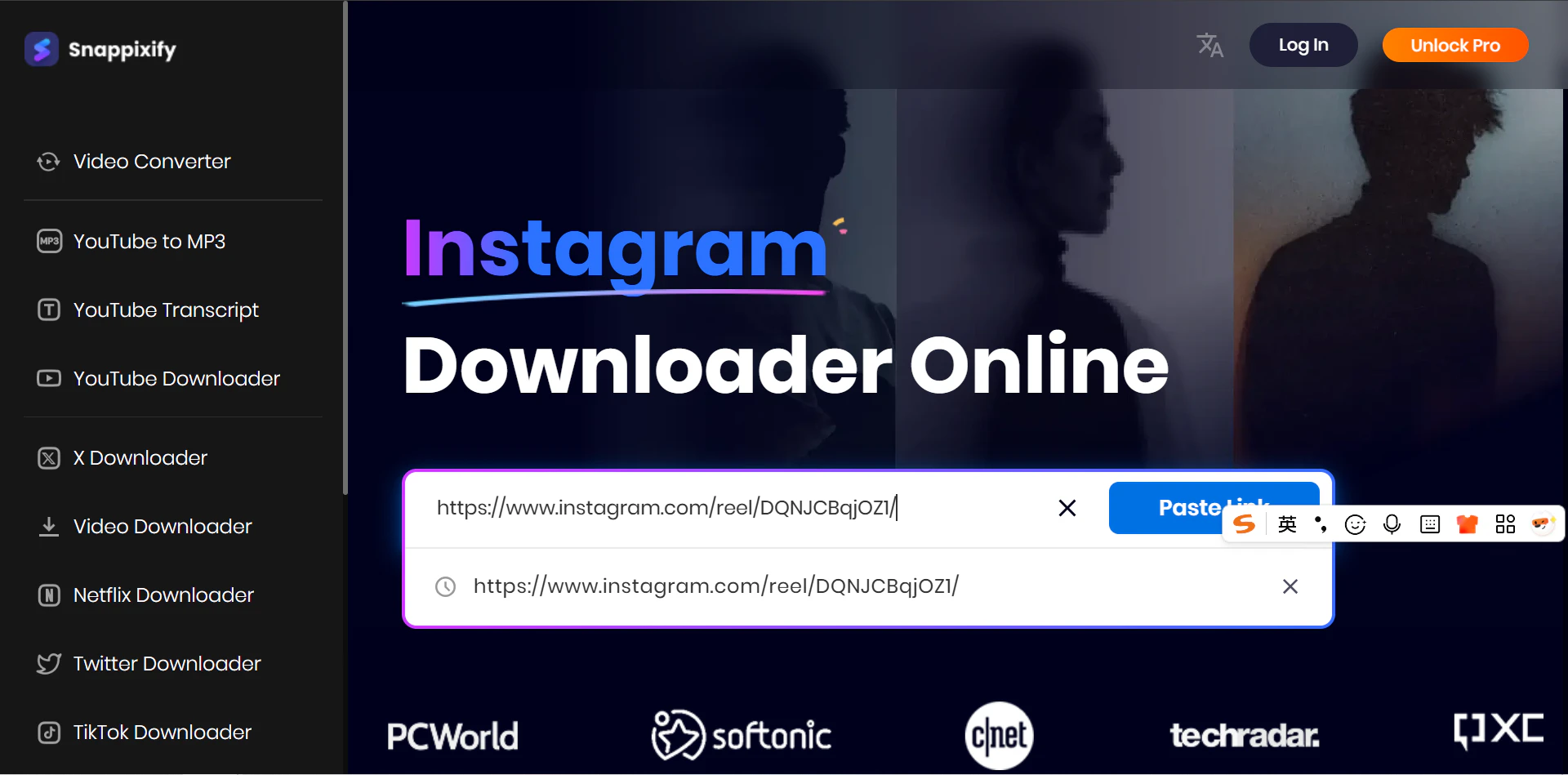 Paste the Instagram Link to Snappixify