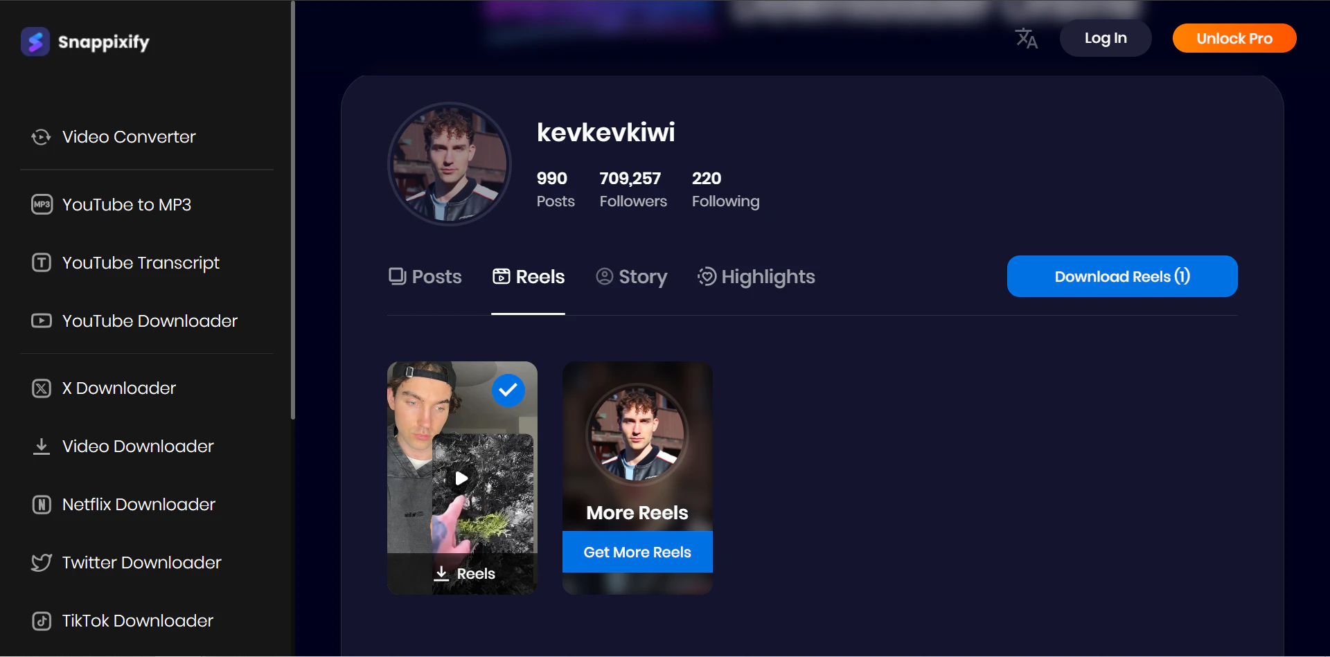 Download Instagram Video with Snappixify
