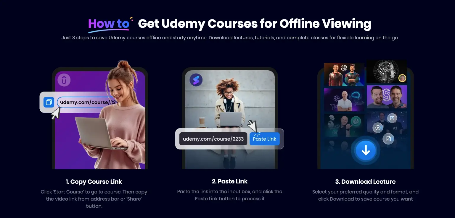 get udemy courses for offline viewing