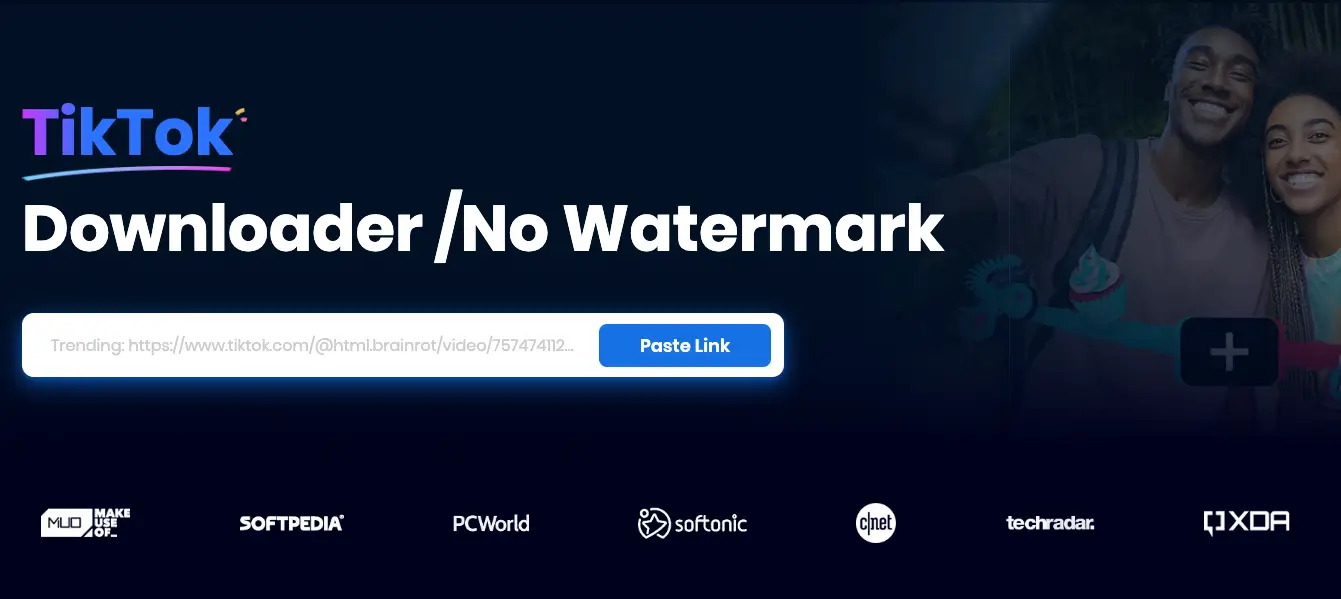 Open Snappixify tiktok Downloader