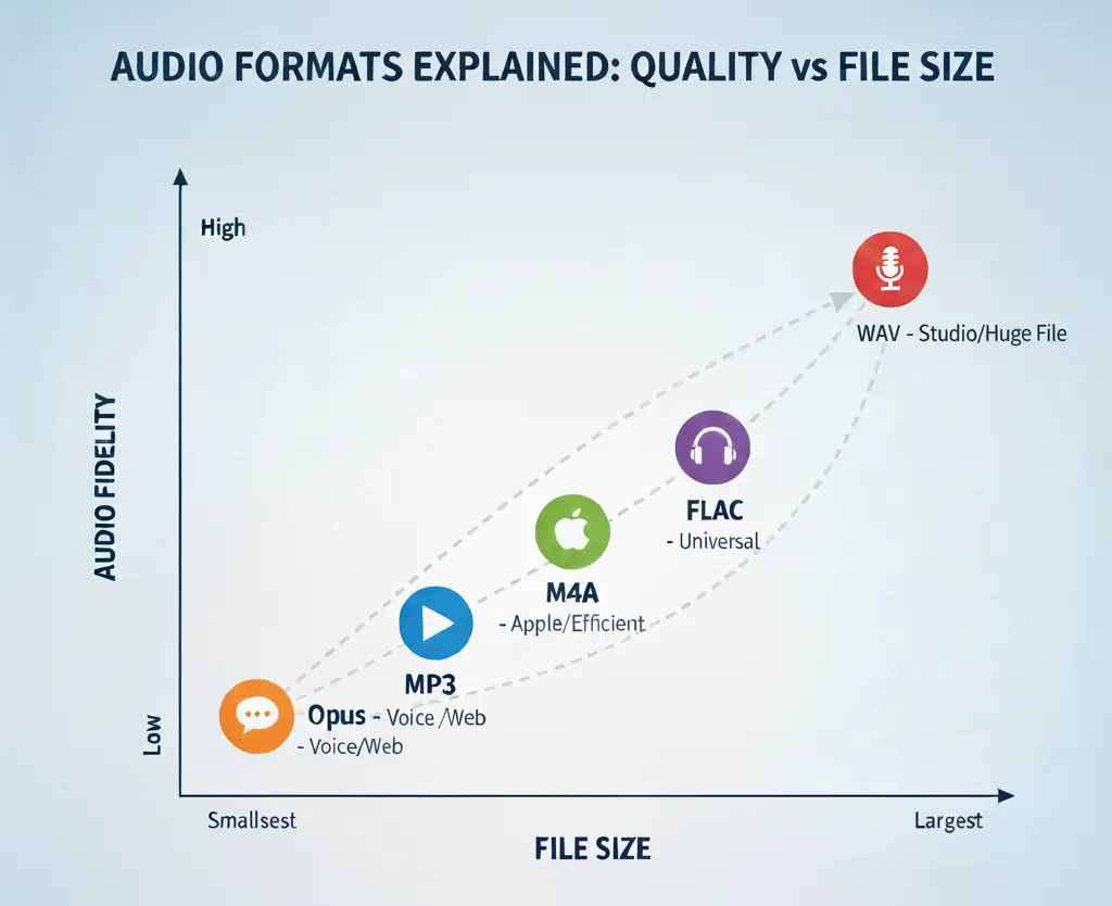 Different audio format