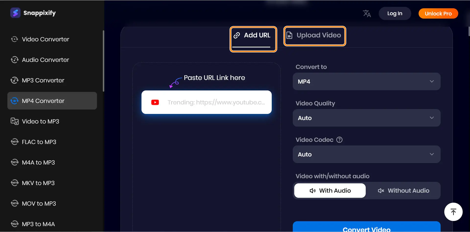 Snappixify MP4 Converter