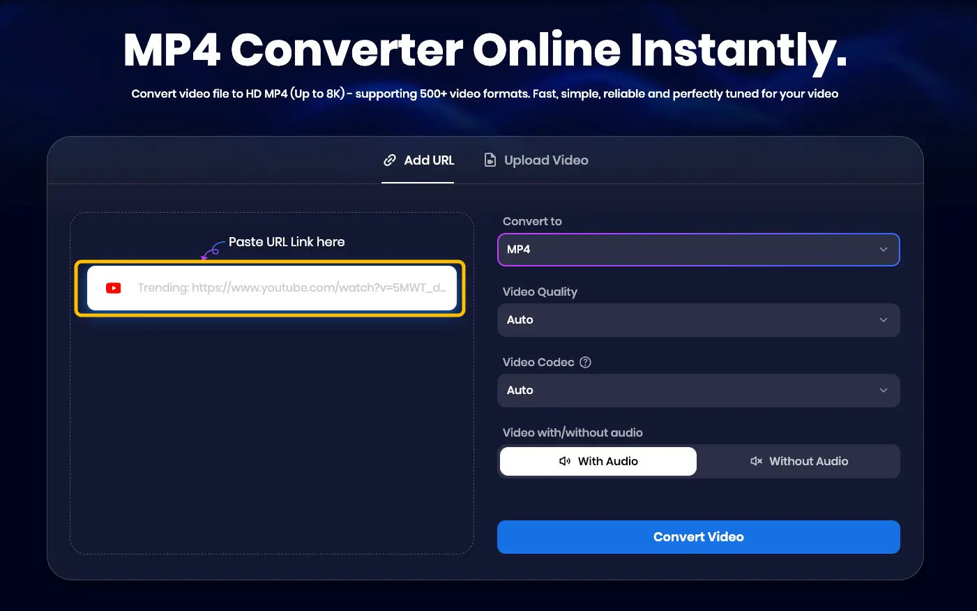Paste the link into Snappixify