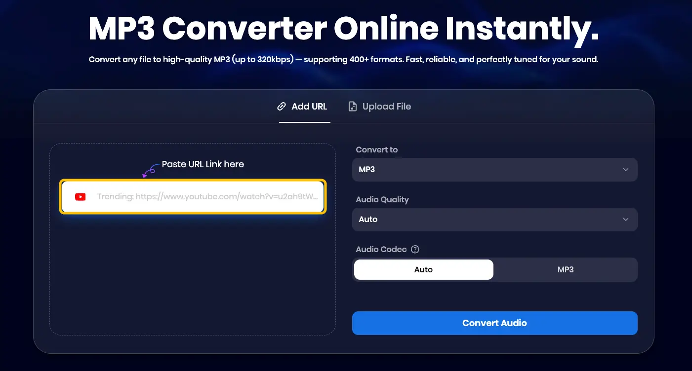 Paste the link into Snappixify