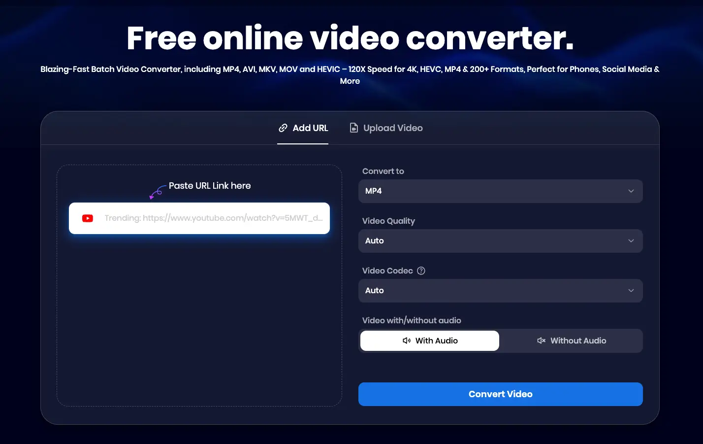 Free online video converter Snappixify