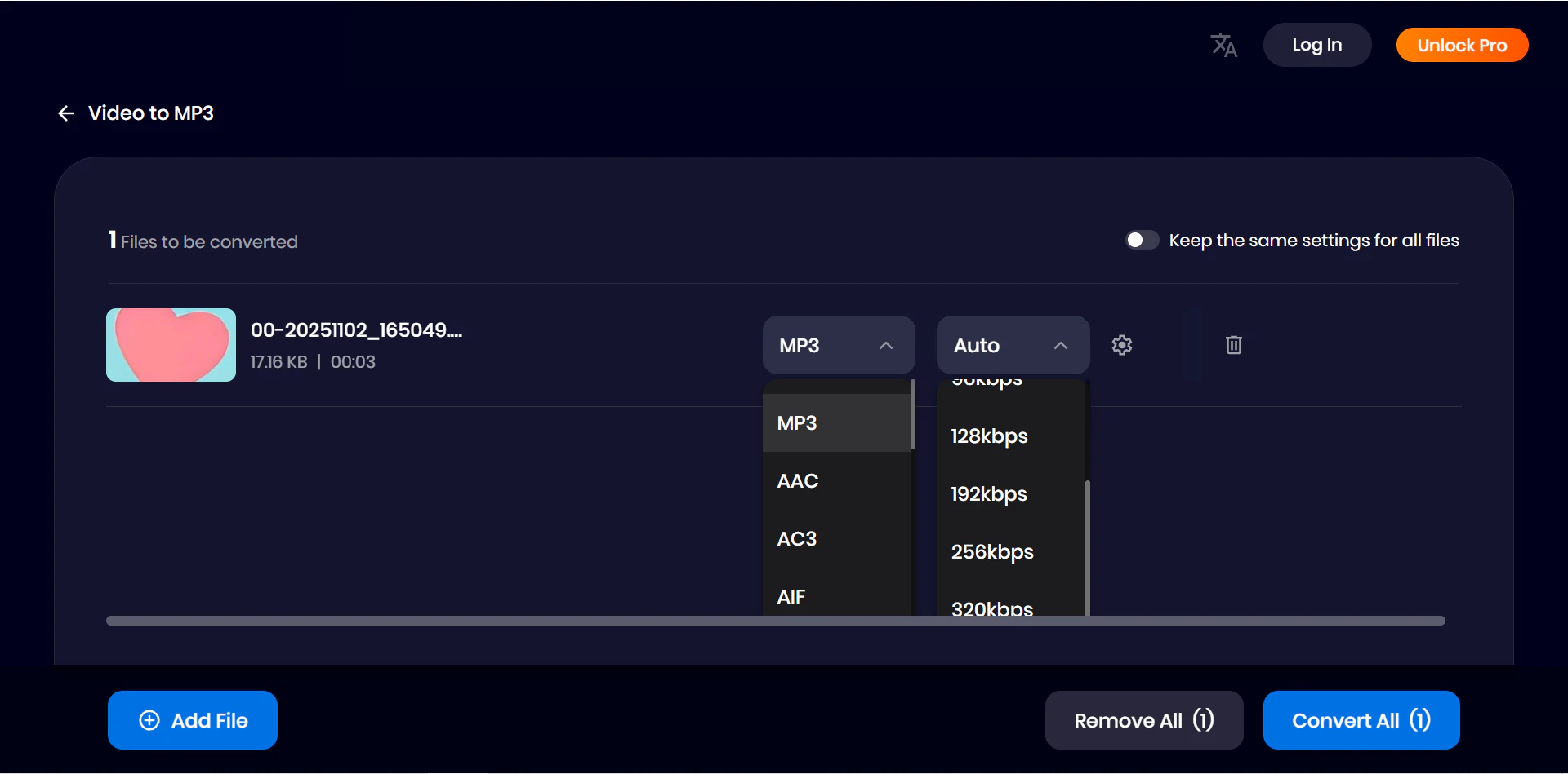 Customize output format