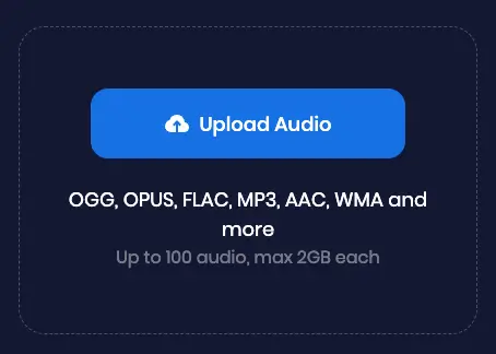 Upload Your Audio in Snappixify