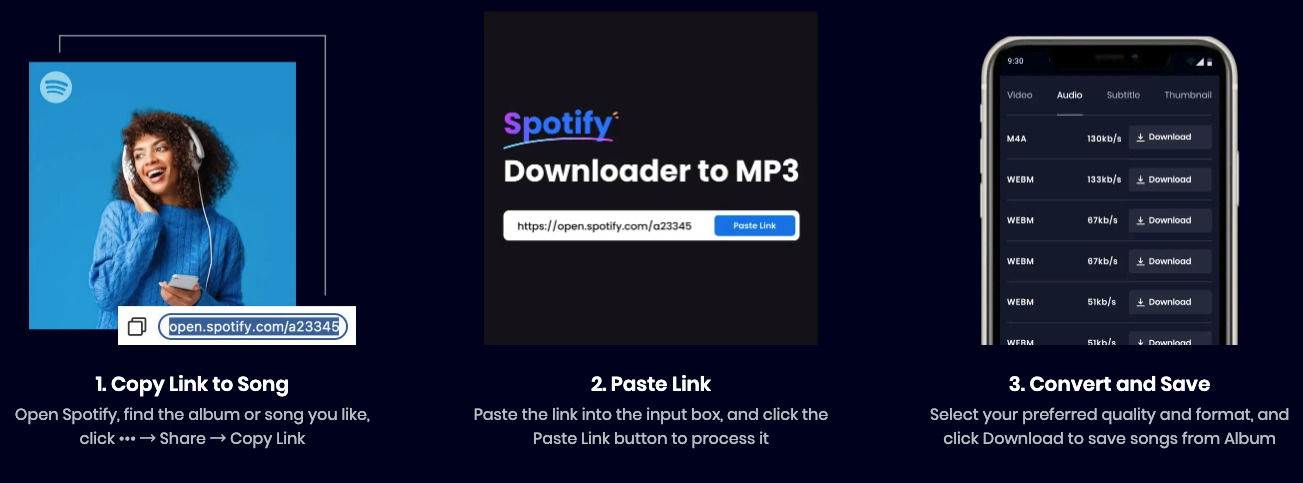 Convert any song, podcast, or audiobook to MP3 online
