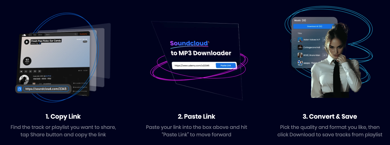 Convert playlist, song, and music to MP3 online
