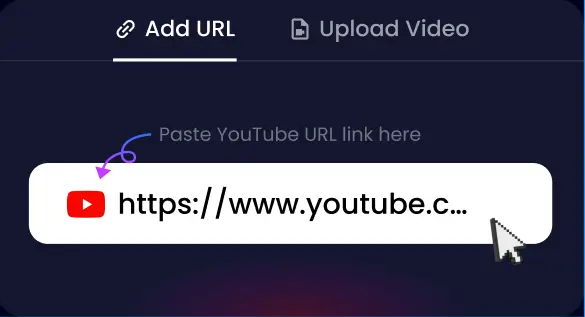 add url or upload video